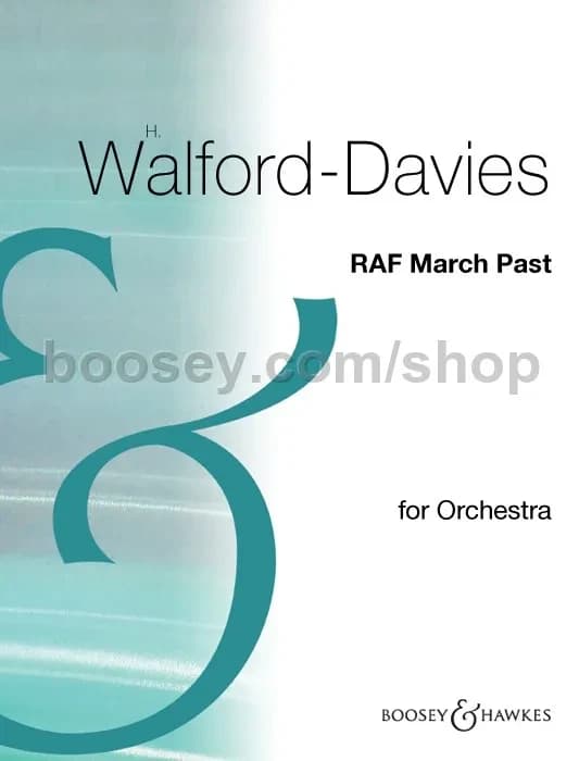 R.a.f. march past orchestre-ensemble de partitions