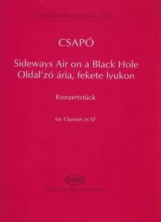 Sideways air on a black hole for clarinet in sib clarinette