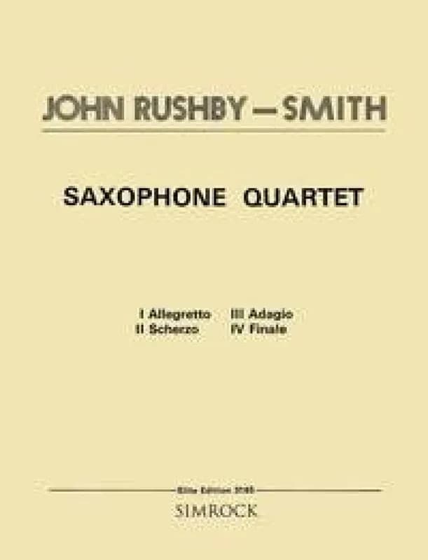 Saxophone quartet