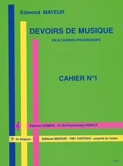 Devoirs de musique cahier 1 --- formation musicale