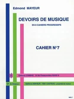 Devoirs de musique cahier 7 --- formation musicale