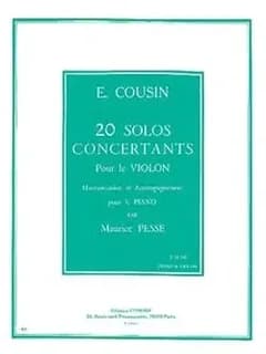 Solos concertants (20) serie n2 (11 a 20) --- violon et piano