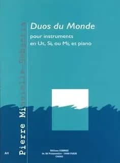 Duos du monde --- instruments en ut, sib ou mib et piano