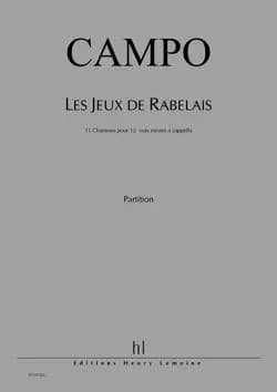 Les jeux de rabelais --- 12 voix mixtes a cappella