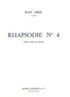 Rhapsodie n6 op.120 --- cor et piano