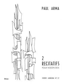 Recitatifs (2) --- violon solo