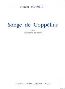 Songe de coppelius --- saxophone sib et piano