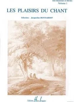 Les plaisirs du chant vol.1 --- voix moyenne et elevee et piano