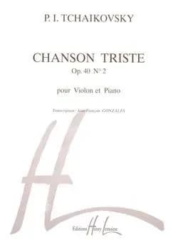 Chanson triste --- violon et piano