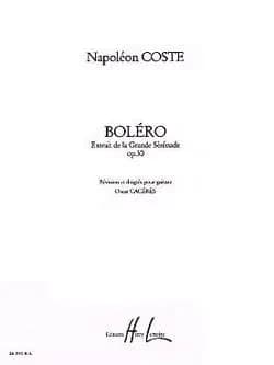 Bolero op.30 --- guitare