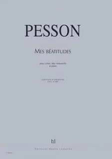 Mes beatitudes --- piano, violon, alto et violoncelle