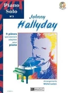 Piano solo n3 : johnny hallyday + cd --- piano