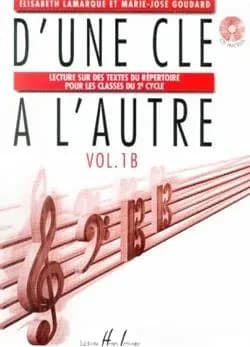 D'une cle a l'autre vol.1b + cd --- formation musicale