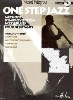 One step jazz + cd --- clarinette ou saxo ou trompette ou trombone
