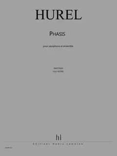 Phasis --- saxophone tenor ou soprano et ensemble