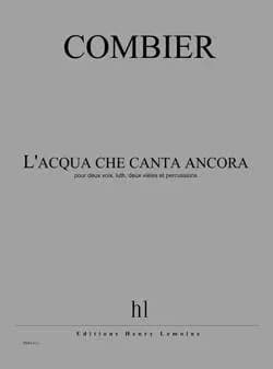 L'acqua che canta ancora --- 2 voix, luth, 2 vieles et percussions