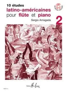 Etudes latino americaines (10) vol.2 + cd --- flute et piano