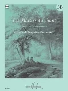 Les plaisirs du chant vol.3b + cd --- voix moyenne et piano