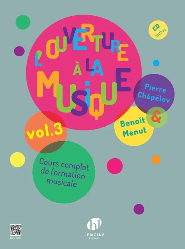 L'ouverture a la musique v3 +cd --- formation musicale