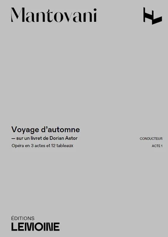 Voyage d'automne --- conducteur