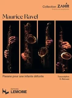 Pavane pour une infante defunte pour quatuor de saxophones --- conducteur et parties separees