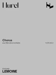 Chorus pour flute solo et orchestre --- partition de flute