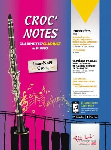 Croc'notes --- clarinette et piano