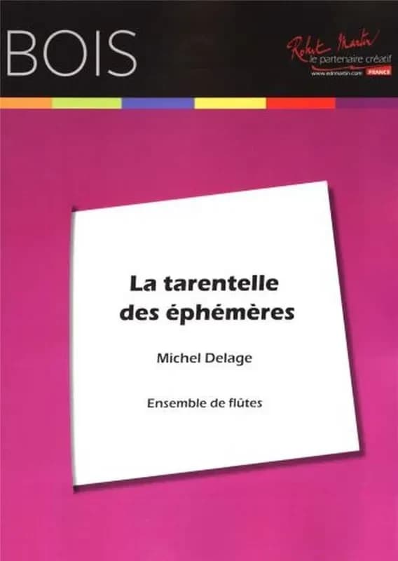 Tarentelle des ephemeres --- ensemble de flutes