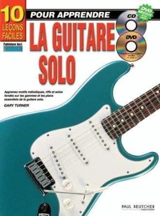 Lecons faciles pour apprendre le solo a la guitare (10) + cd --- guitare