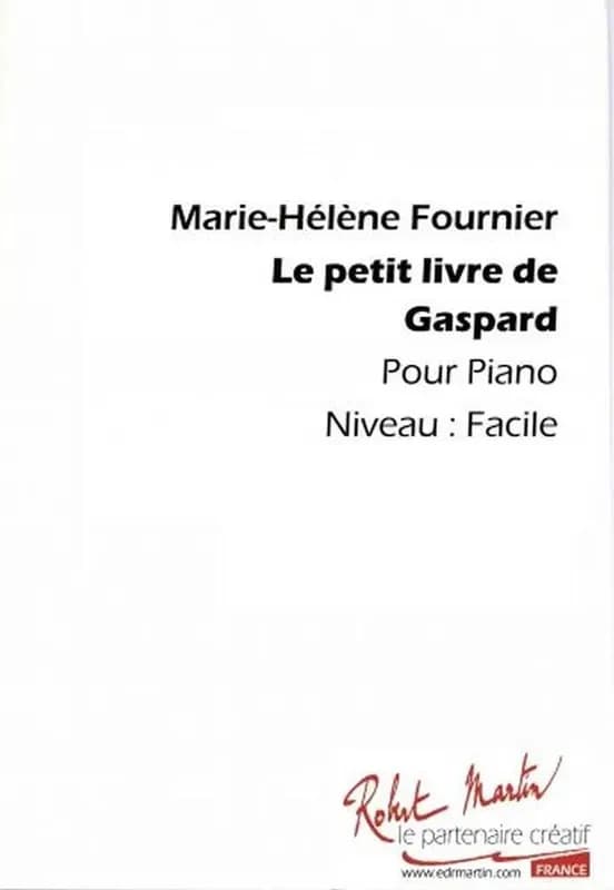 Le petit livre de gaspard --- piano