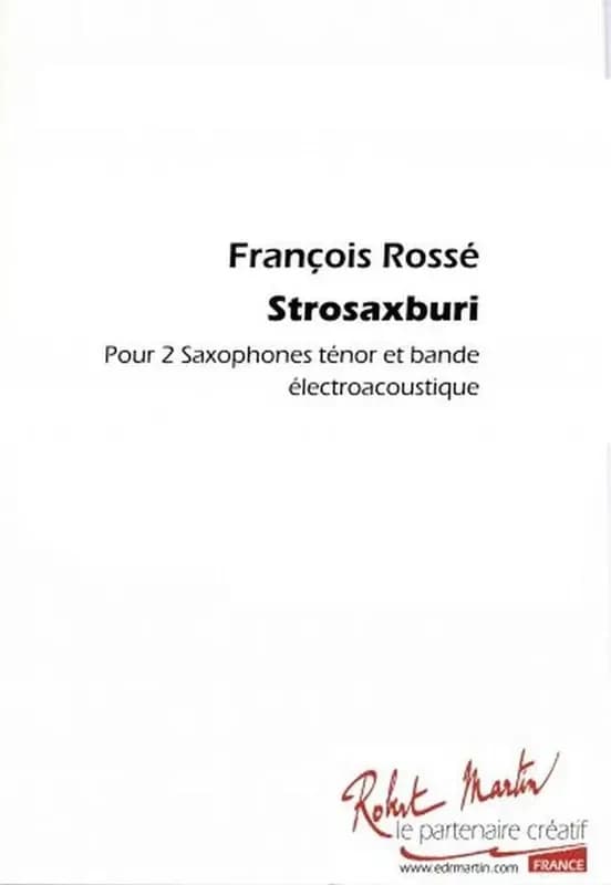 Strosaxburi +cd --- 2 saxophones tenors