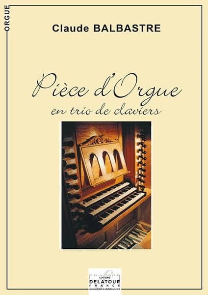 Pièce d'orgue en trio de claviers