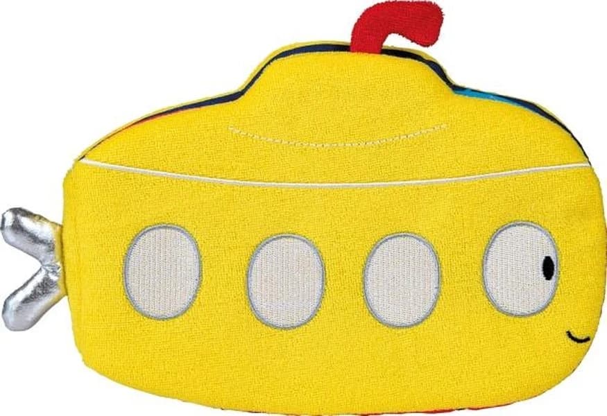 Le petit sous-marin jaune : un livre en tissu qui va aussi dans l'eau !