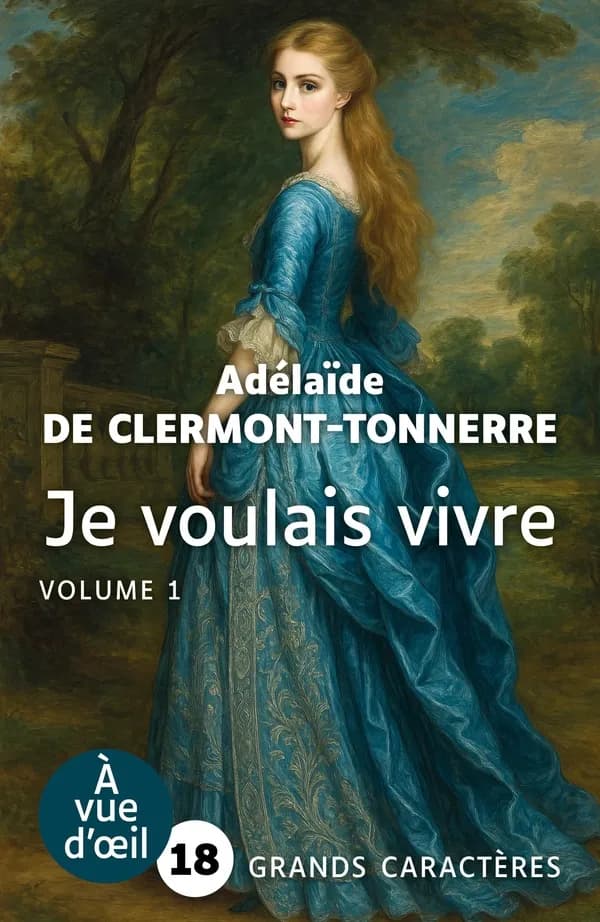 Je voulais vivre : Milady n'est pas une femme qui pleure, elle est de celles qui se vengent : roman (Éd. en grands caractères) Adélaïde de Clermont-Tonnerre