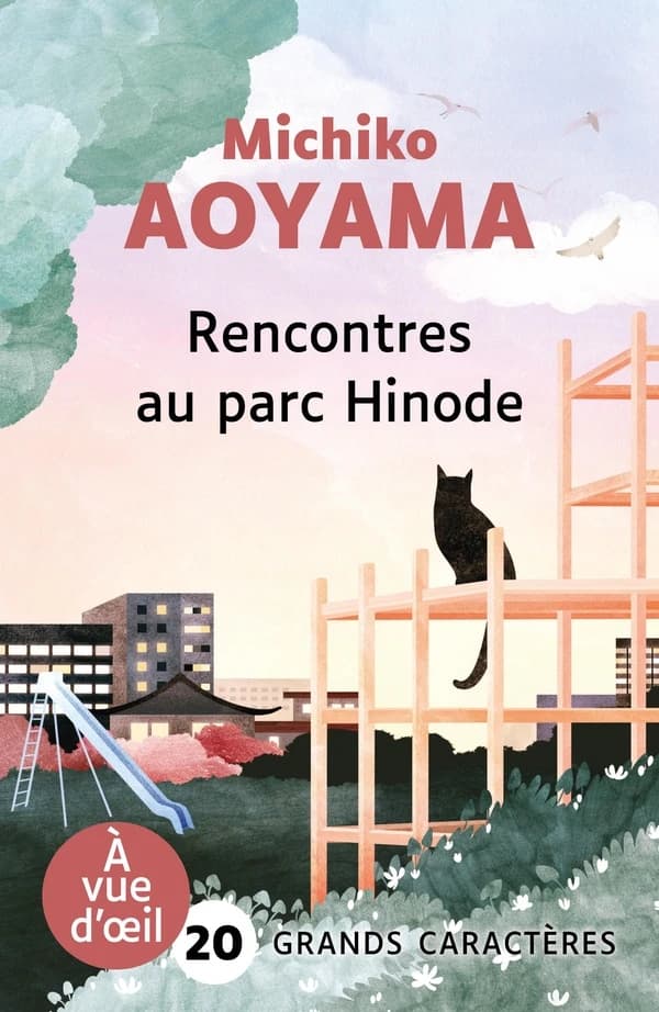 Rencontres au parc Hinode : roman (Éd. en grands caractères) Michiko Aoyama ; traduit du japonais par Alice Hureau