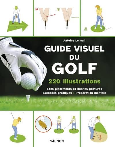 Guide visuel du golf : 220 illustrations : bons placements et bonnes postures&