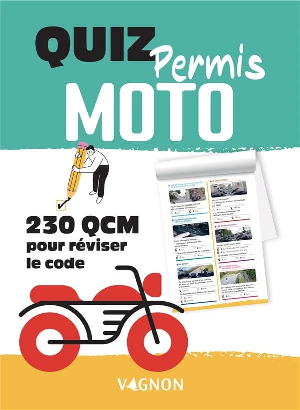 Quiz permis moto : 230 QCM pour réviser le code (édition 2024)