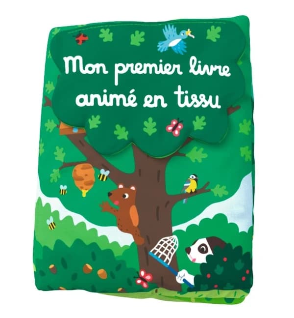 Mon premier livre animé en tissu : plus de 10 animations !