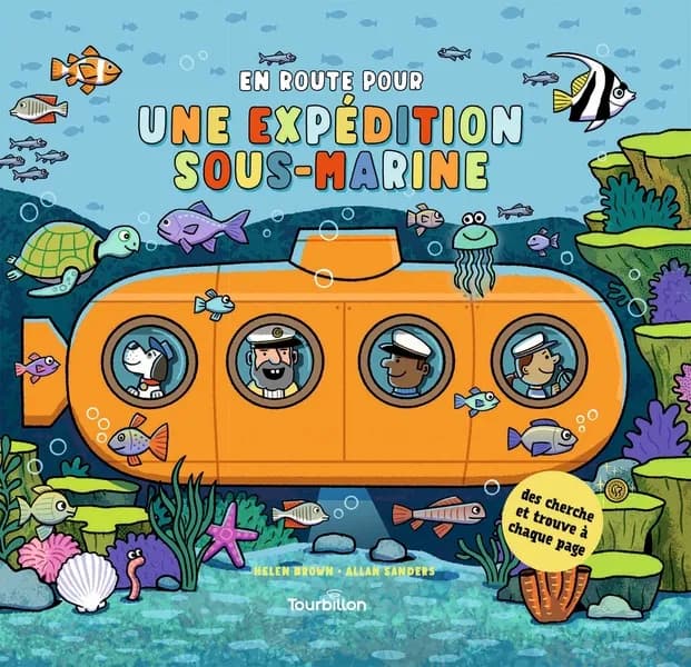 En route pour une expédition sous-marine : des cherche et trouve à chaque page