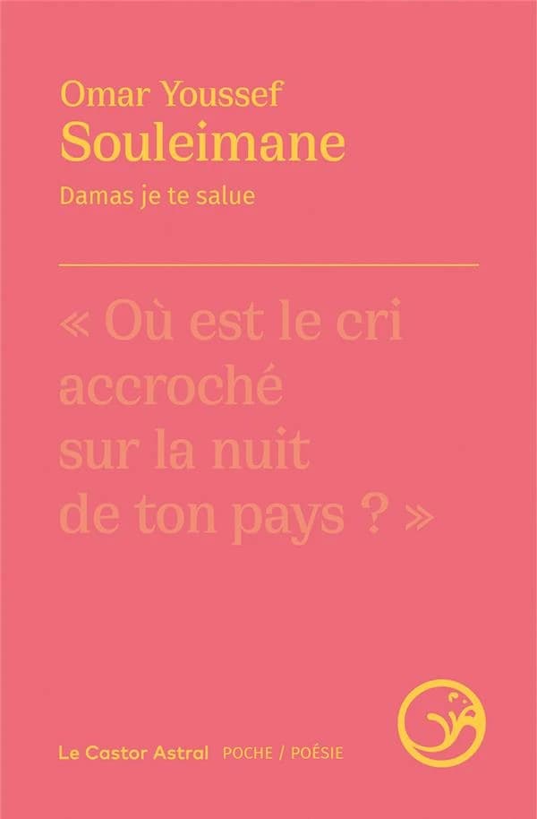 Damas, je te salue (Éd. bilingue) Omar Youssef Souleimane ; préface de Tristane Banon