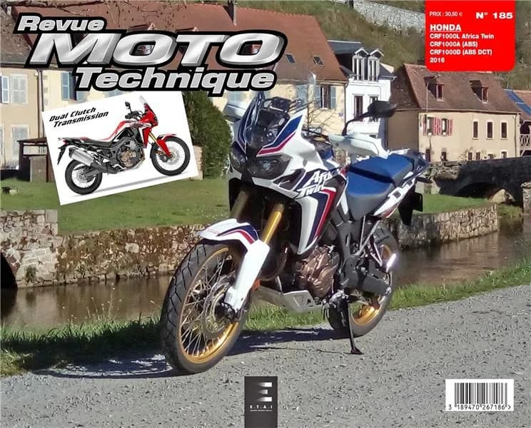 Revue technique automobile n.185 : Honda ; crf 1000l Africa twin ; crf 1000a (abs) ; crf 1000d abs dct) (édition 2016)