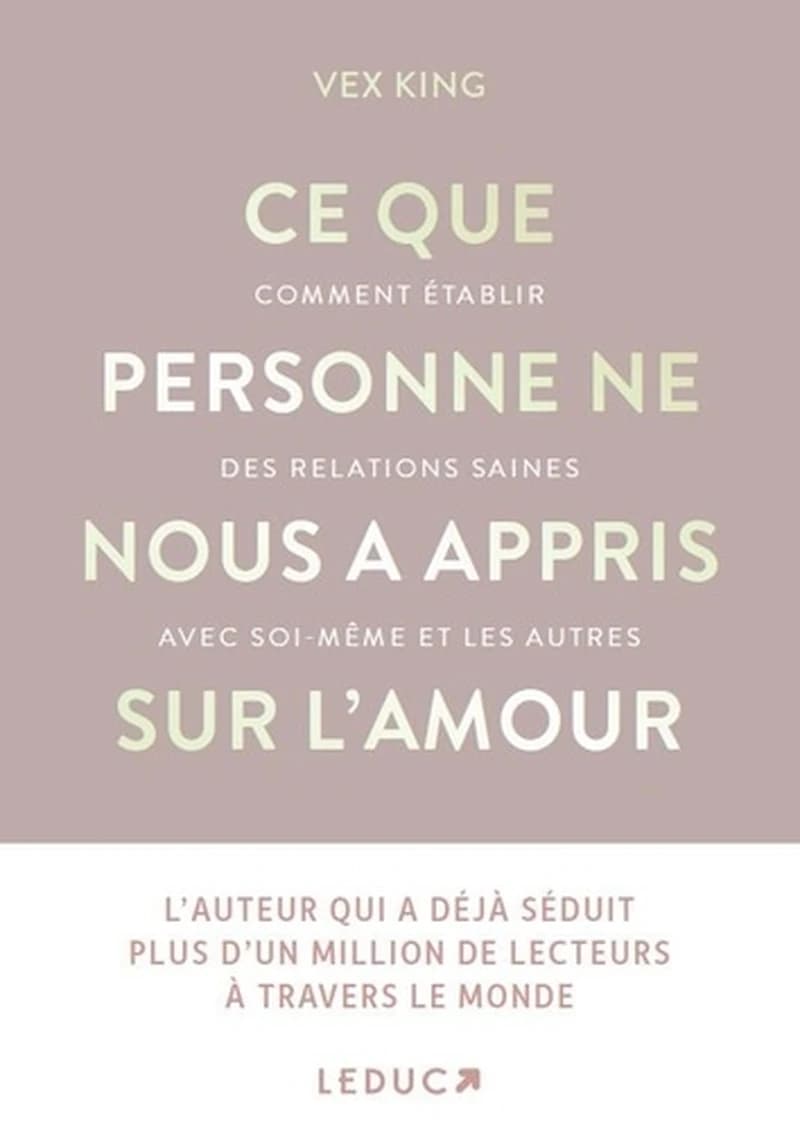 Ce que personne ne nous a appris sur l'amour : comment établir des relations saines avec soi-même et les autres