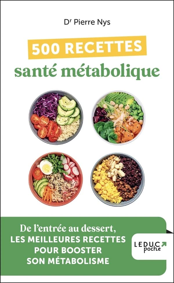 500 recettes santé métabolique