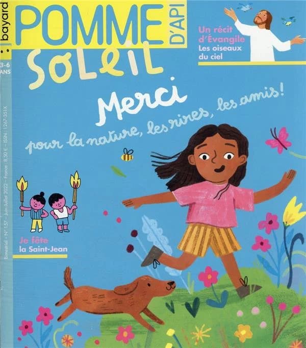 Pomme d'Api Soleil n.157 : merci pour la nature, les rires, les amis !
