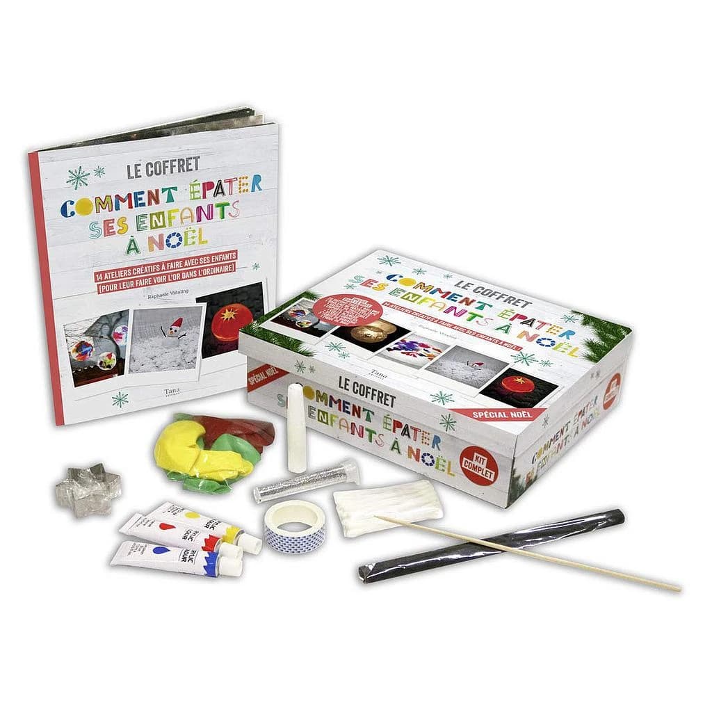 Comment épater ses enfants à Noël : le coffret : 14 ateliers créatifs à faire avec ses enfants à Noël ! : spécial Noël