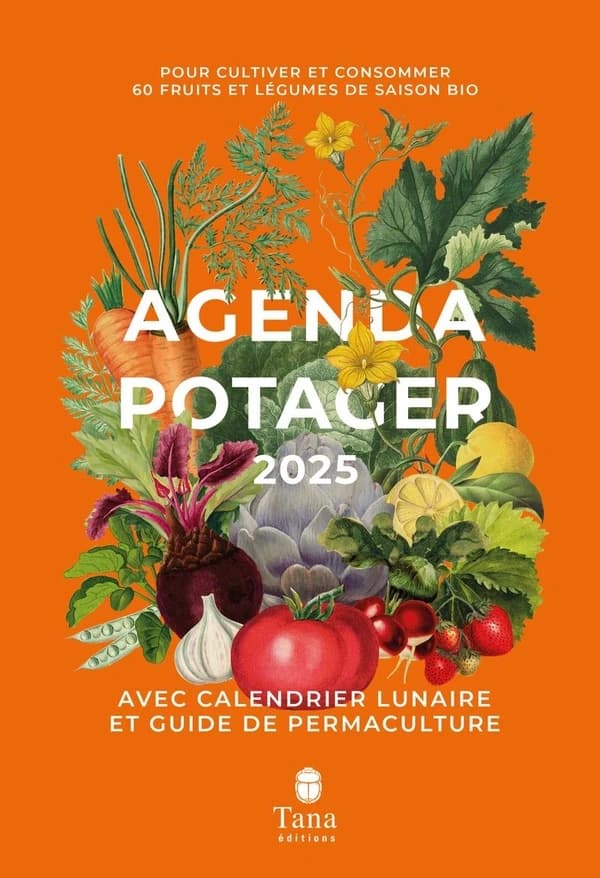 Agenda potager : Avec calendrier lunaire et guide de permaculture (édition 2025)