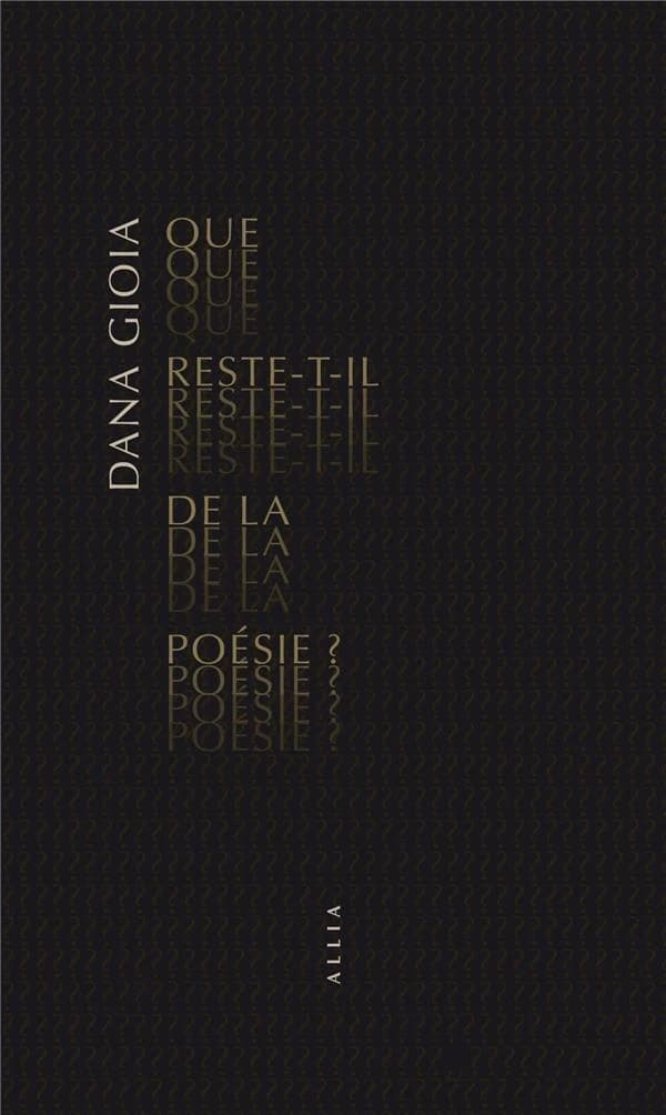 Que reste-t-il de la poésie ?