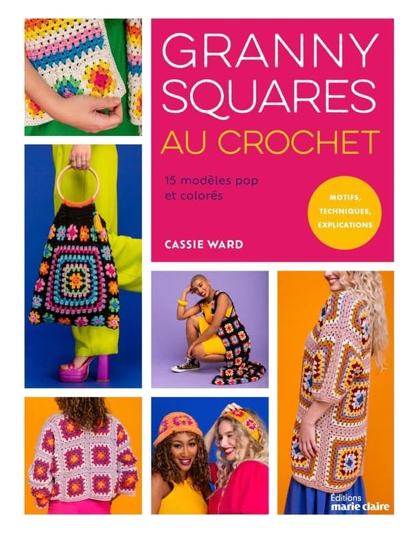 Granny squares au crochet : 15 modèles pop et colorés