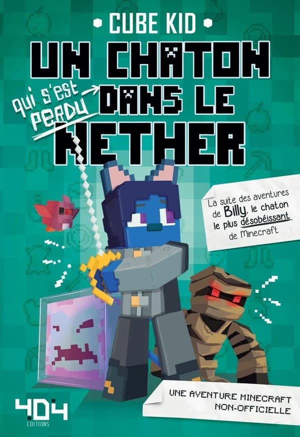 Un chaton qui s'est perdu dans le Nether