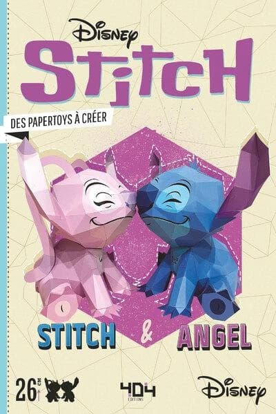 Disney Stitch : Stitch & Angel : Des papertoys à créer